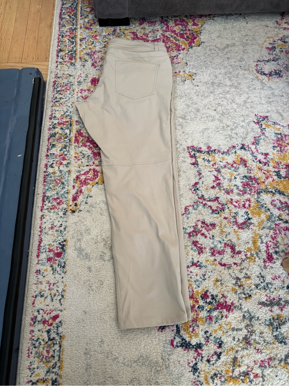 Men's Slim Lulu Stretch Pants in Light Beige